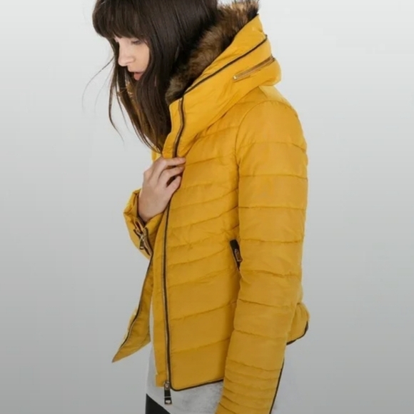 Zara puffed winter jacket - Picture 3 of 9